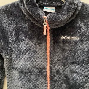 Girls Columbia fleece jacket